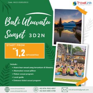 Bali Uluwatu Sunset 3D2N