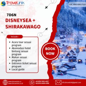 Disneysea + Shirakawago 7D6N