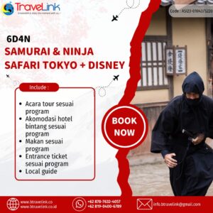 Samurai & Ninja Safari Tokyo + Disneyland 6D4N
