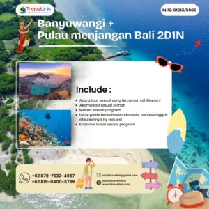 Banyuwangi + Pulau Menjangan Bali 2D1N