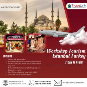 Short Course / Workshop Tourism Istanbul Turkey 7D6N